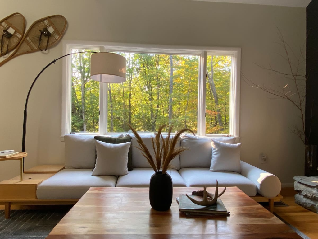 Private lake access and beach front available for guests staying at the Waterford Hideaway Lower Waterford VT vacation rental.